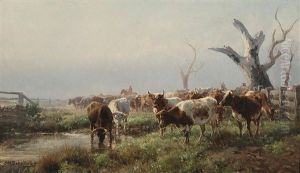 Droving Cattle