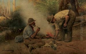 Camp Fire by Jan Hendrik Scheltema