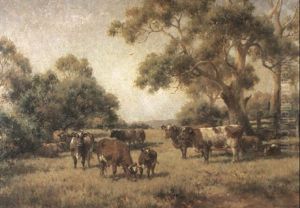 Grazing Cattle Grazing Cattle