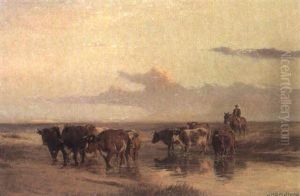 Crossing The Marshes by Jan Hendrik Scheltema