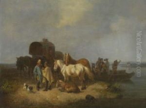 Warten Auf Die Uberfahrt by August Franz Schelver