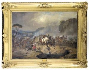 Attack Of The Cavalry Of The Royal German Legion In Spain (attacke Der Kavallerie Der Koniglich Deutschen Legion In Spanien)