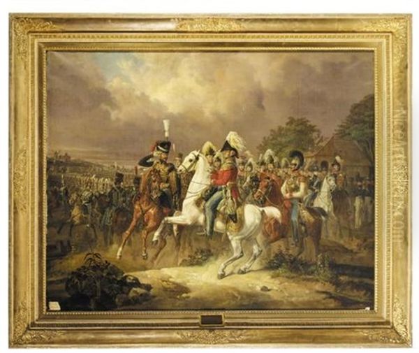 The Duke Of Cambridge On Horseback Reviewing The Hanoverian Troops (der Herzog Von Cambridge Zu Pferde Bei Der Musterung Der Hannoverschentruppen) - view 1