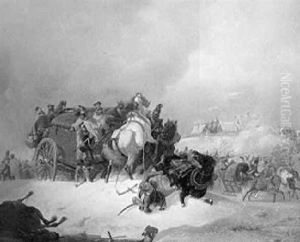 Wintergefecht In Den Napoleonischen Kriegen by August Franz Schelver