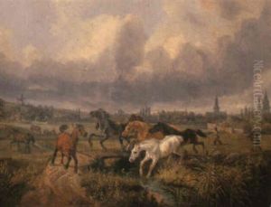 Horses Frightened By Herders