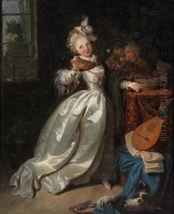 Young Lady In An Interior