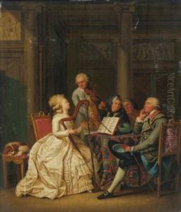 A Music Lesson by Johann Eleazar Schenau