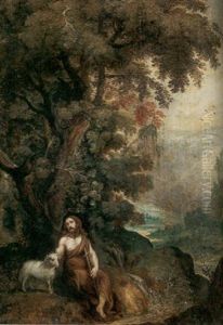 Jesus Som Den Gode Herden by Pieter Schenck