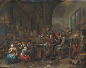 Interior Of A Schoolroom by Bernardus Van Schendel
