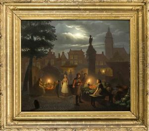 Nachtmarkt In Antwerpen