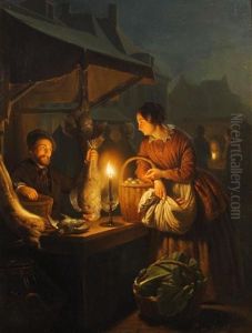 The Bird Seller by Petrus van Schendel