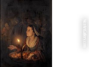 The Orange Seller by Petrus van Schendel