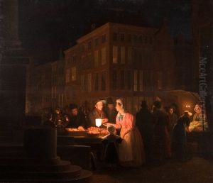 Markt Bij Avond Markt Bij Avond