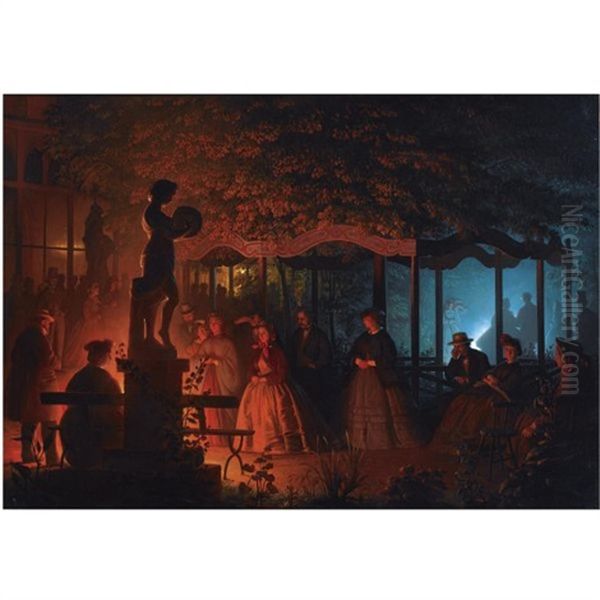 The Feux De Bengale Night In Vaux-hall Park, Brussels - view 1