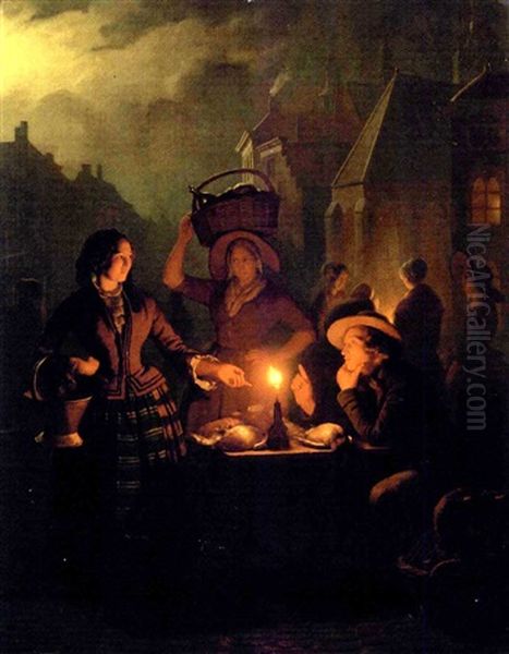 Night Market At The Groenplaats, The Hague - view 1