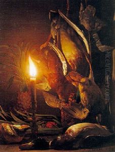 Trophee De Chasse A La Bougie by Petrus van Schendel