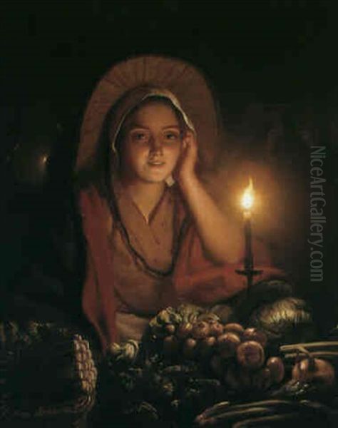 The Little Vegetable Seller - view 1