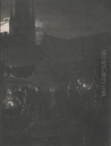 Marche En Hollande by Petrus van Schendel