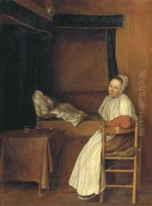 Huile Sur Toile by Esaias Boursse