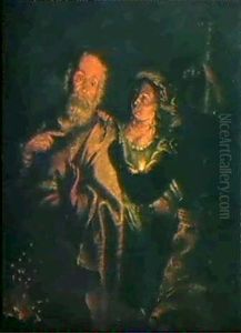 Der Nachtliche Besucher by Petrus van Schendel