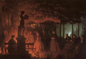 Soiree De Feux De Bengale Au Vaux-hall, Bruxelles