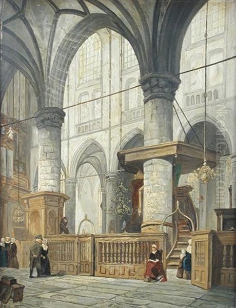 The Interior Of A Church In The Netherlands - view 1