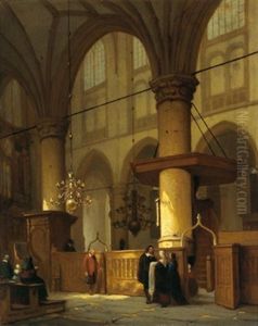 Ein Kircheninterieur Ein Kircheninterieur