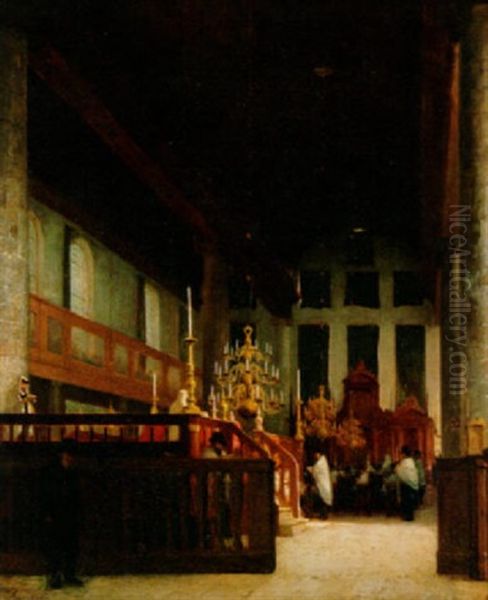A View Of The Portuguese-israelite Synagogue, Amsterdam - view 1