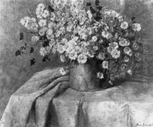 Blumen In Einem Tongefab Blumen In Einem Tongefab