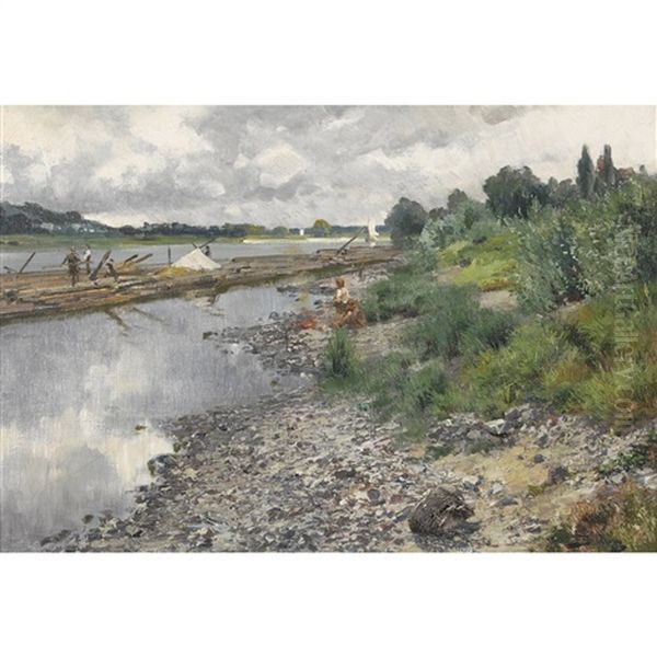 Holzflosser Auf Der Elbe - view 1