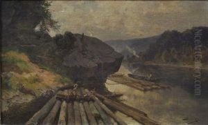 Floser An Der Elbe (bei Meissen?)