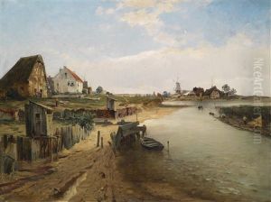 Beschauliches Leben Am Fluss Beschauliches Leben Am Fluss
