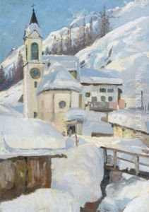 Kirche San Rochus Champfer Im Schnee Kirche San Rochus Champfer Im Schnee