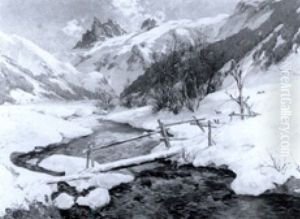 Engelbergertal Mit Grossem Und Kleinem Spannort by Jacques Matthias Schenker