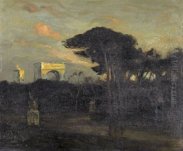 Forum Romanum Im Abendrot - view 1