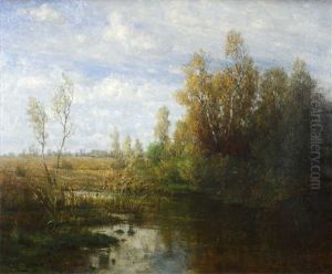 Fruhling An Der Wurm by Karl Scherbring