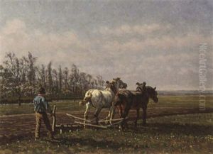 A Ploughing Farmer