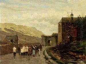 The Procession by Cornelis Albert Johannes Schermer