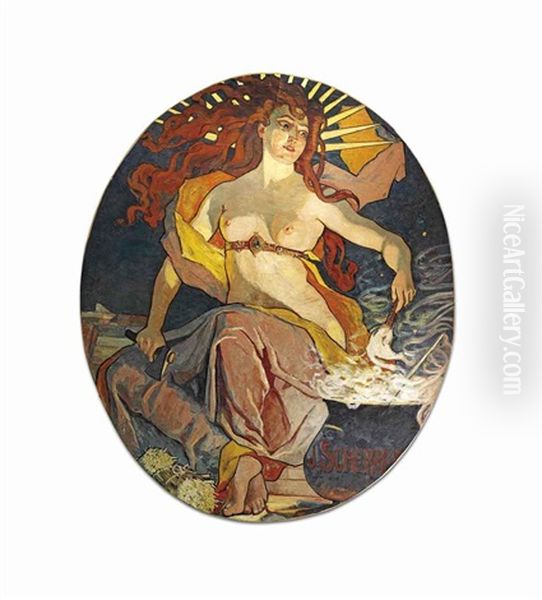 La Deesse Du Feu Panel - view 1