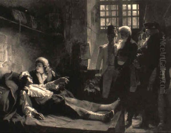 M. Duval D'esprememil Confronted By The Mayor Of Paris - view 1