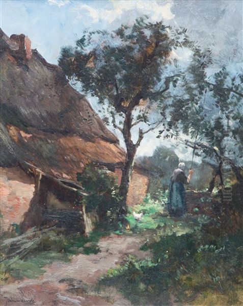 A Farmyard With A Water Well - view 1