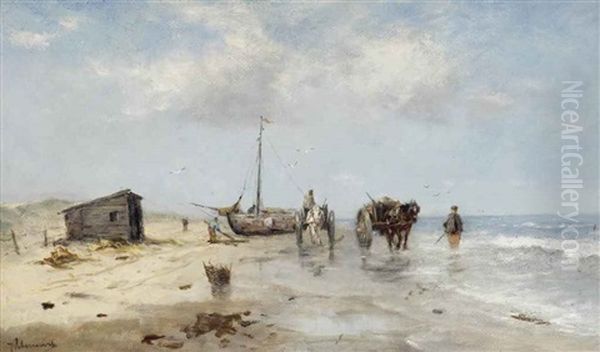 Schellfishers On The Beach - view 1