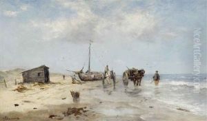 Schellfishers On The Beach