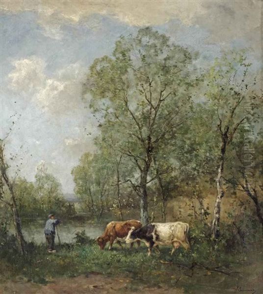 Resting Near A Pond - view 1