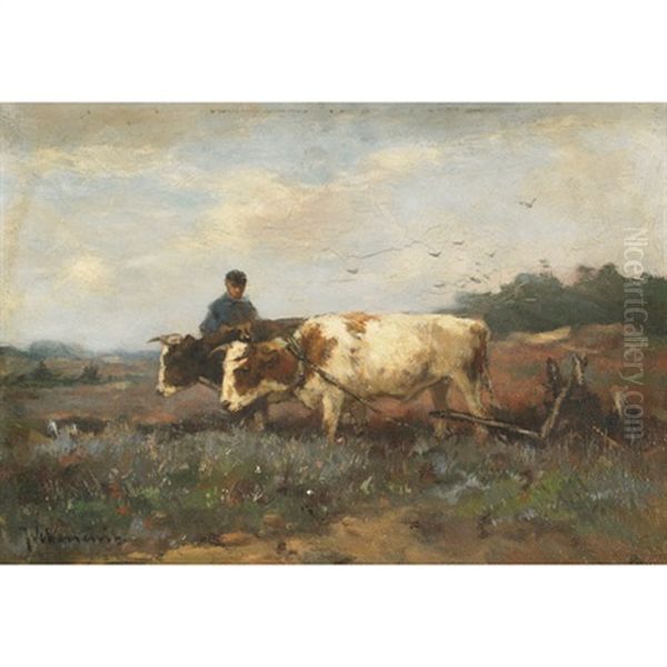 Plowing, Holland - view 1