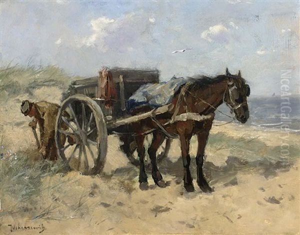 Loading The Sand Cart - view 1