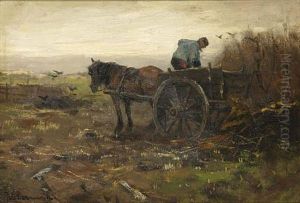 Loading The Cart by Johan Frederik Cornelis Scherrewitz