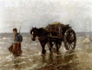 The Shell Gatherer by Johan Frederik Cornelis Scherrewitz