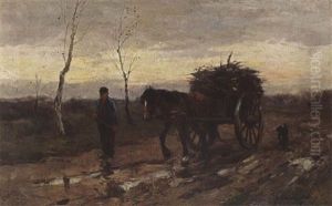Returning Home by Johan Frederik Cornelis Scherrewitz