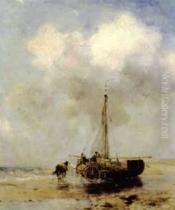Bomschuit On Scheveningen Beach